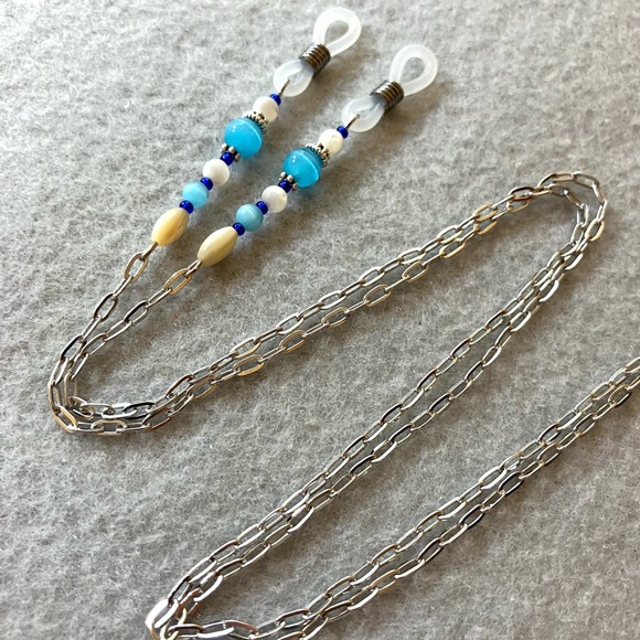 NWT AtriaMinerals Chain for glasses with genuine stones - Picture 3 of 3